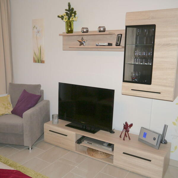 TV, Radio und DVD-Player laden zum Entspannen ein