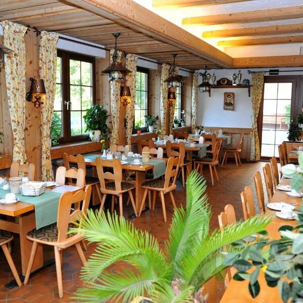 Frühstücksraum vom Landgasthof Adler-Pelzmühle 