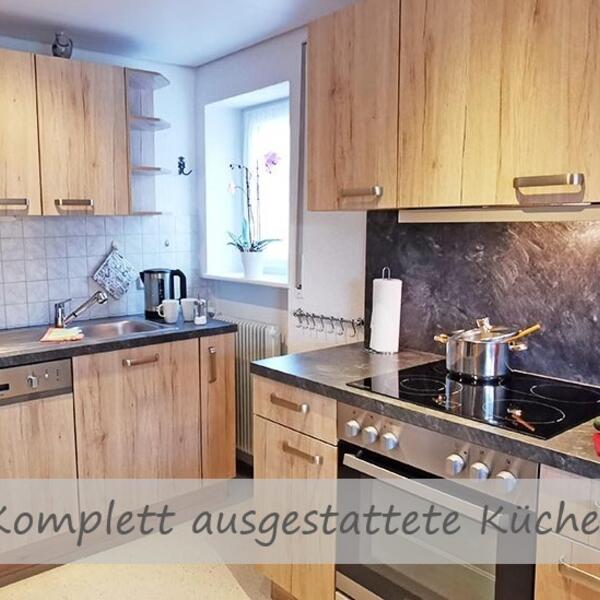 Ferienwohnung Blumenzauber Küche