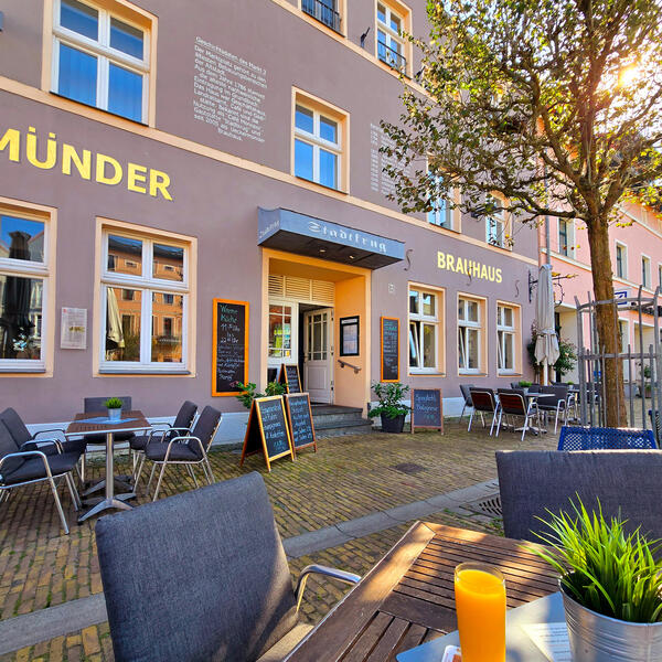 Marktterrasse Brauhaus Stadtkrug