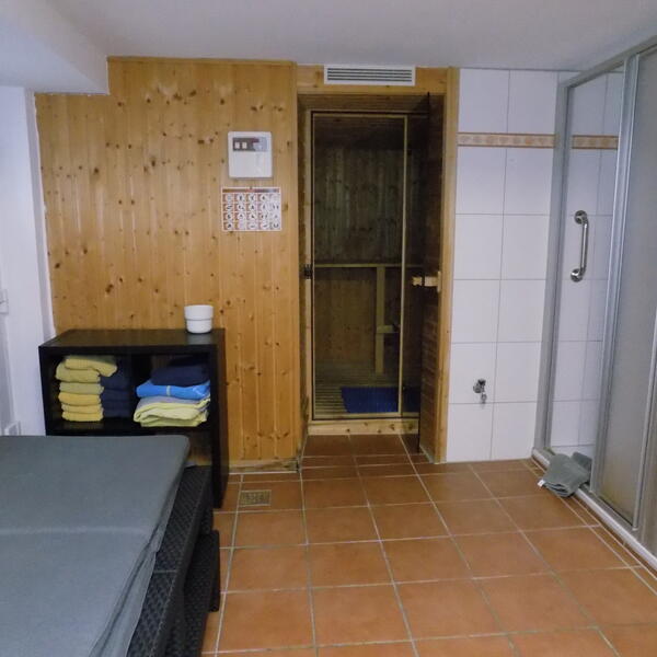 Sauna im Keller