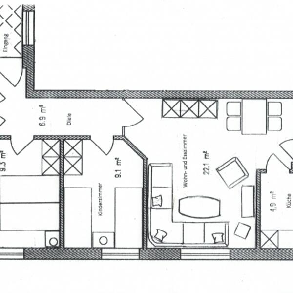 Ferienanlage Haus Roland · Fewo 1 mit Terrasse